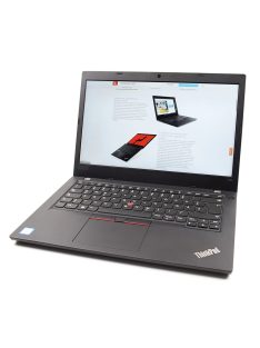   Lenovo ThinkPad L480 / Core i3 7020U 2.3GHz/8GB RAM/256GB SSD NOcam/14.0 HD (1366x768)/Windows 10 Pro 64-bit használt laptop