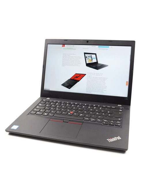 Lenovo ThinkPad L480 / Intel i5-8250U / 8 GB / 256GB NVME / CAM / FHD / HU / Intel UHD Graphics 620 / Win 11 Pro 64-bit használt laptop