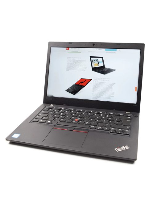 Lenovo ThinkPad L480 / Intel i5-8250U / 8GB / 256GB NVMe / CAM / FHD / HU / Intel UHD Graphics / Win 11 Pro 64-bit használt laptop