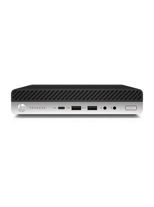 HP ProDesk 600 G4 DM / Intel Pentium Gold G5500T / 8 GB / 256GB NVME / NOCAM / Intel UHD Graphics 630 / Win 11 Pro 64-bit használt PC