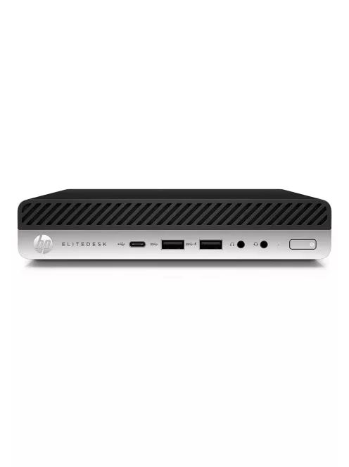 HP EliteDesk 800 G4 DM / Intel i5-8500T / 8GB / 256GB NVMe SSD / Intel UHD Graphics / Win 11 Pro 64-bit használt PC