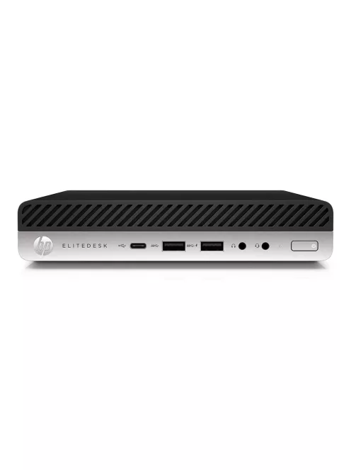 HP EliteDesk 800 G4 DM / Intel i5-8500T / 16GB / 256GB SSD / Intel UHD Graphics / Win 11 Pro 64-bit használt PC