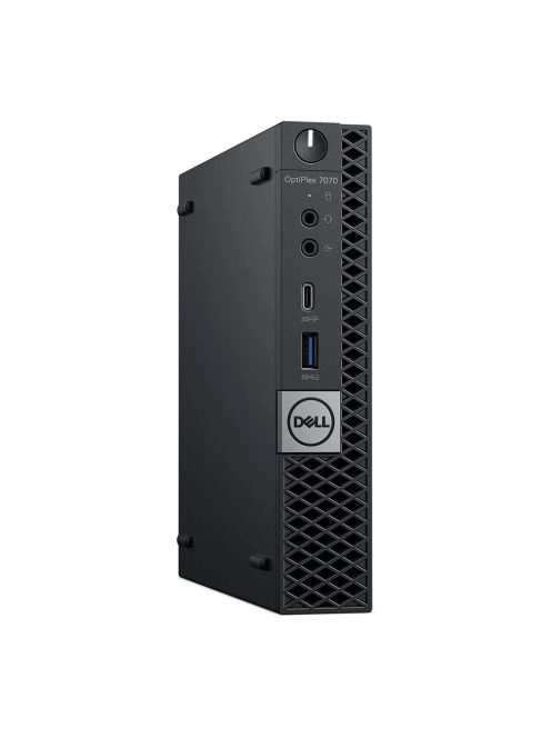 Dell Optiplex 7070 Micro / Intel i5-8500T / 8GB / 256GB NVMe / Intel UHD Graphics / Win 11 Pro 64-bit használt PC