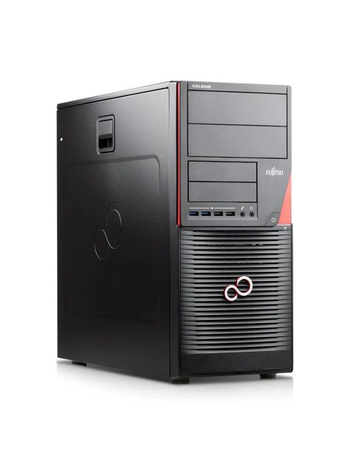 Fujitsu Celsius W550 Workstation / Intel Xeon E3-1225 v5 / 16GB / 512GB SSD + 2TB HDD / NVIDIA Quadro P620 2GB / Win 10 Pro 64-bit használt PC