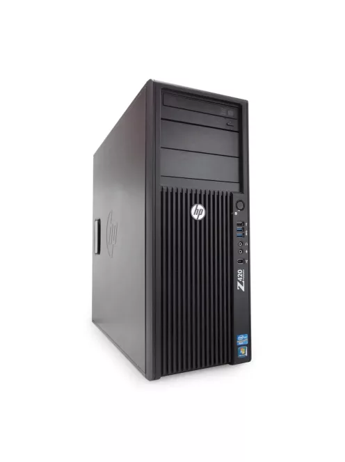 HP Z420 WorkStation / Intel Xeon E5-1620 v2 / 8GB / 256GB SSD + 500GB HDD / NVIDIA Quadro K2000 2GB / Win 10 Pro 64-bit használt PC