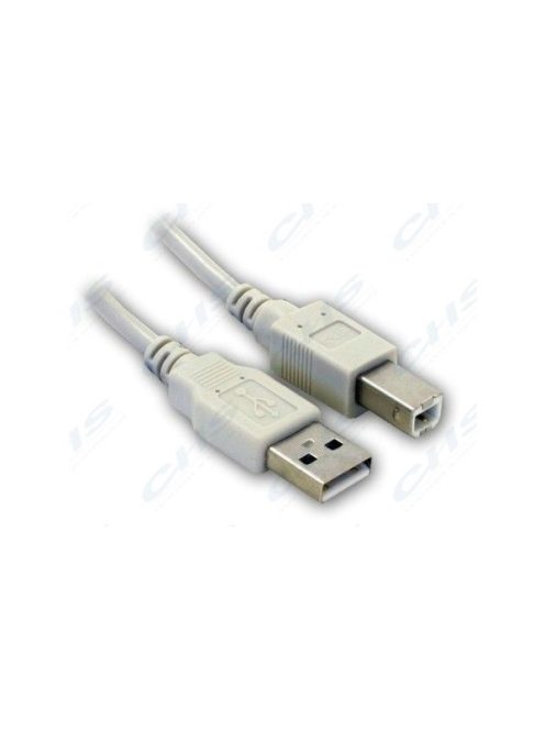 WIRETEK kábel USB Összekötő A-B, 5m, Male/Male