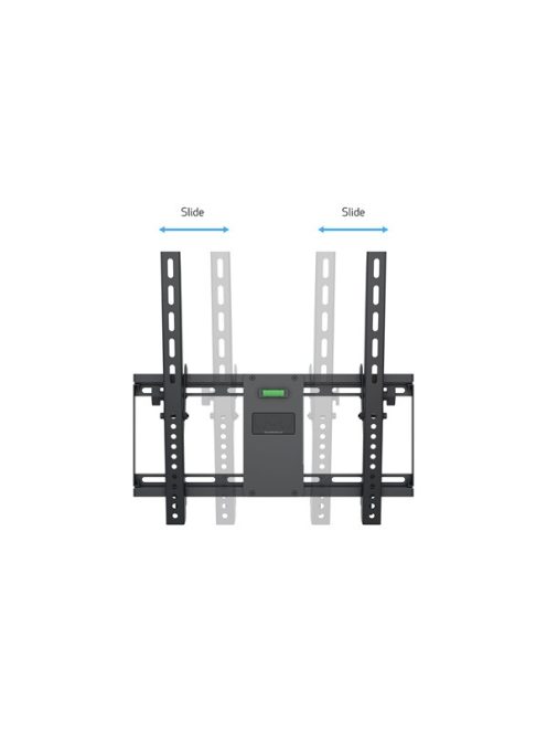 MULTIBRACKETS Fali konzol, M Universal Tilt Wallmount Black Medium (32-65", max.VESA: 400x400 mm, 75 kg)