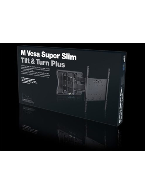 MULTIBRACKETS Fali konzol, M VESA Super Slim Tilt & Turn Plus (32-65", max.VESA: 400x400 mm, 40 kg)