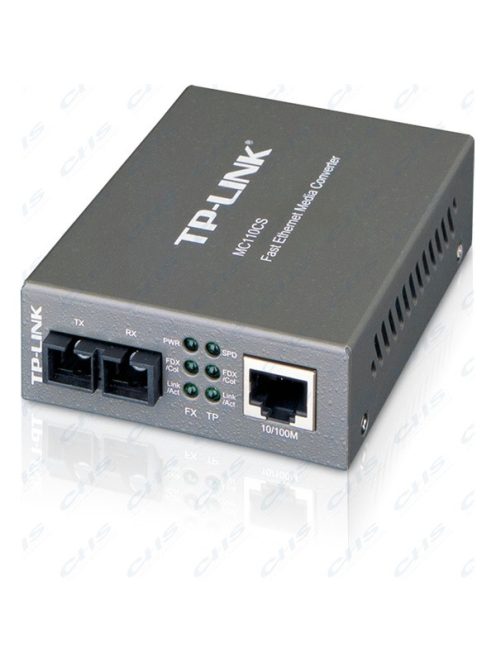 TP-LINK Optikai Media Konverter 100(réz)-100FX(SC) Single mód, MC110CS