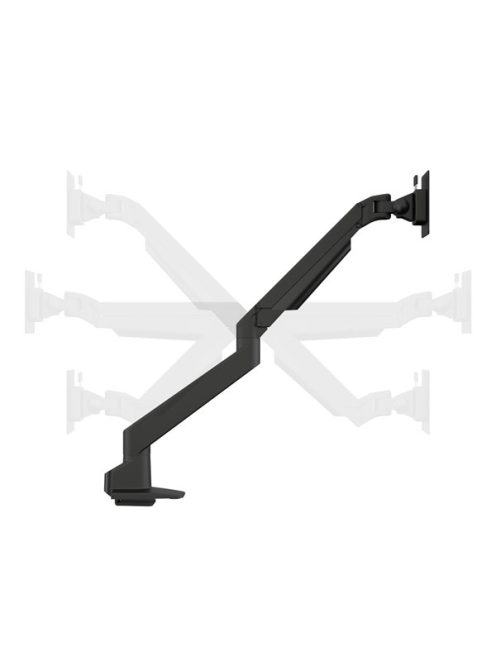 MULTIBRACKETS Asztali konzol, M VESA Gas Lift Arm Single Black (15-34", max.VESA: 100x100 mm, 10 kg)