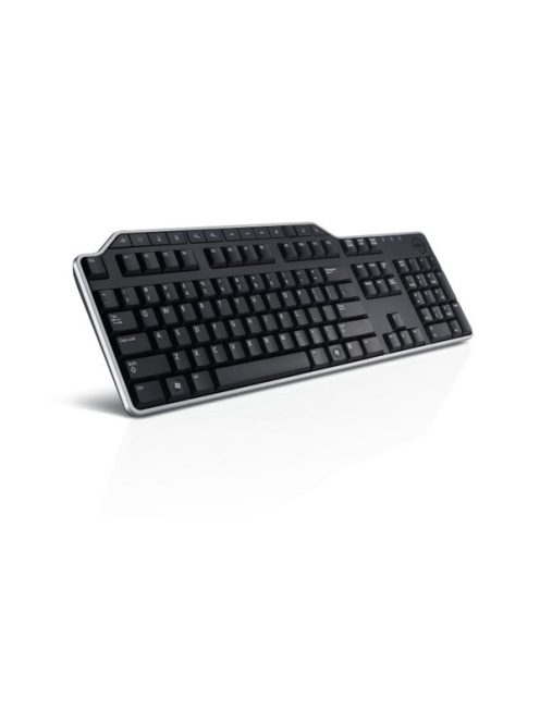 DELL Vezetékes Billentyuzet Hungarian (QWERTZ) Dell KB-522 Wired Business Multimedia USB Black HUN (Kit)