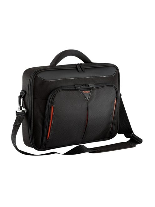 TARGUS Notebook táska CN415, Classic+ 15-15.6" Clamshell Laptop Bag - Black/Red