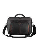 TARGUS Notebook táska CN415, Classic+ 15-15.6" Clamshell Laptop Bag - Black/Red