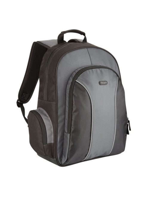 TARGUS Notebook hátizsák TSB023EU, Essential 15.4-16" Laptop Backpack - Black/Grey