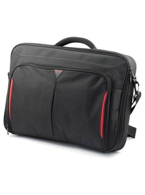 TARGUS Briefcase / Classic+ 17-18" Clamshell Laptop Bag - Black/Red