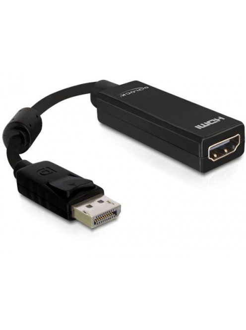 DELOCK Átalakító DisplayPort 1.1 male > HDMI female passzív fekete