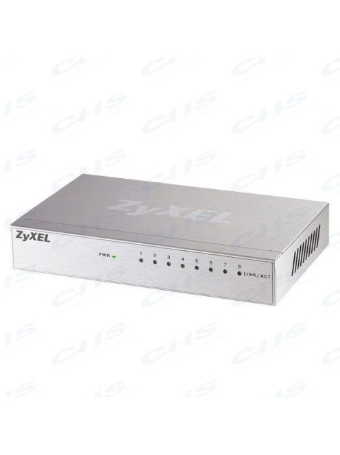 ZYXEL Switch 8x1000Mbps, Fémházas Asztali, GS-108BV5-EU0101F