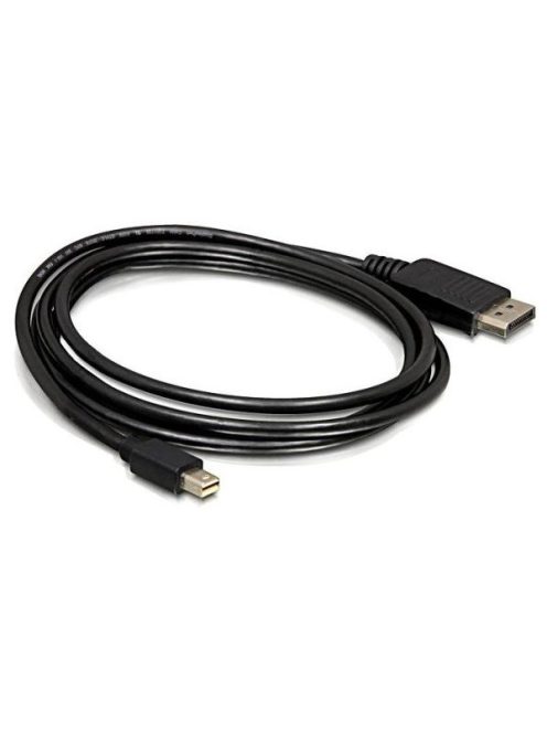 DELOCK kábel mini DisplayPort 1.2 male > DisplayPort male 4K 60Hz 2m