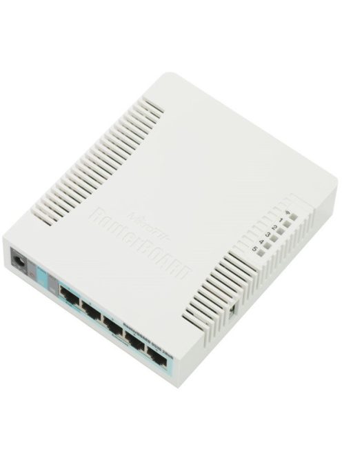 MIKROTIK Wireless Router RouterBOARD 2,4GHz, 5x1000Mbps, 300Mbps, Asztali - RB951G-2HND