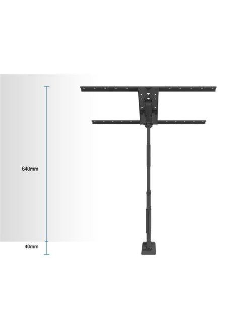 MULTIBRACKETS Fali konzol, M VESA Flexarm Thin Black (32-55", max.VESA: 600x400 mm, 30 kg)