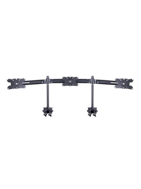 MULTIBRACKETS Aasztali állvány (3 képernyős rögzítőkar), M VESA Desktopmount Triple Stand 24-32" (max.VESA: 200x100 mm)