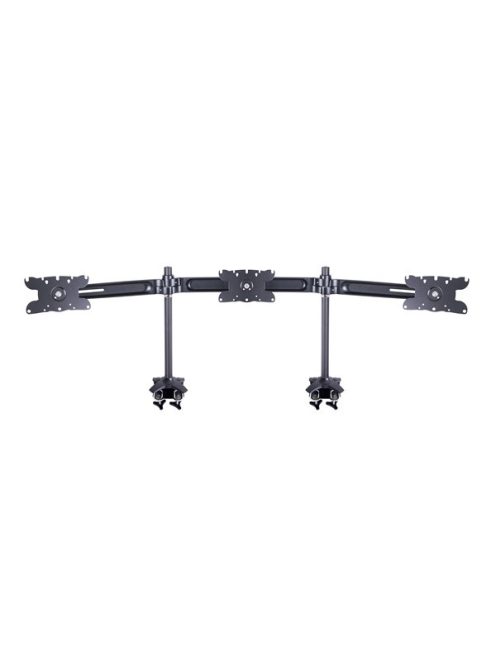 MULTIBRACKETS Aasztali állvány (3 képernyős rögzítőkar), M VESA Desktopmount Triple Stand 24-32" (max.VESA: 200x100 mm)