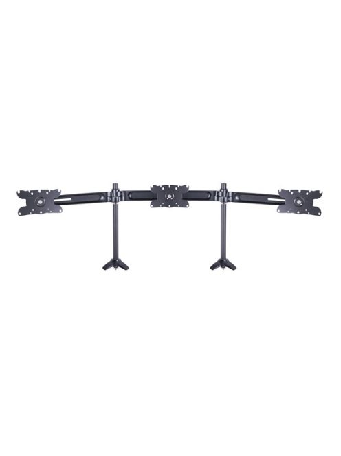 MULTIBRACKETS Aasztali állvány (3 képernyős rögzítőkar), M VESA Desktopmount Triple Stand 24-32" (max.VESA: 200x100 mm)