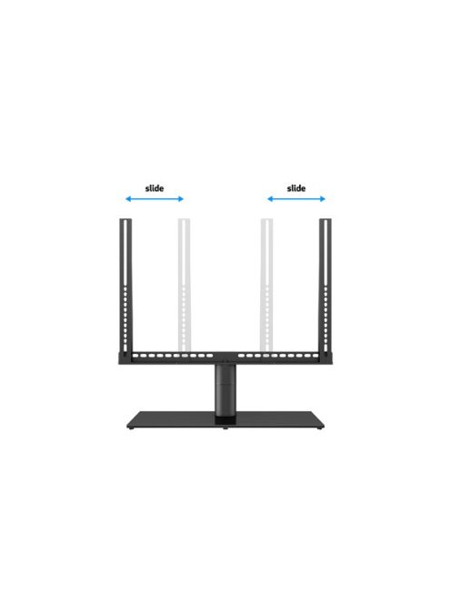 MULTIBRACKETS Forgatható asztali állvány, M VESA Tablestand Turn Black Large MAX 600x400 (40-60", 40kg)