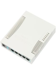   MIKROTIK Cloud Smart Switch 5x1000Mbps + 1x1000Mbps SFP, Menedzselhető, Asztali - CSS106-5G-1S
