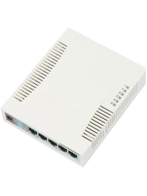 MIKROTIK Cloud Smart Switch 5x1000Mbps + 1x1000Mbps SFP, Menedzselhető, Asztali - CSS106-5G-1S