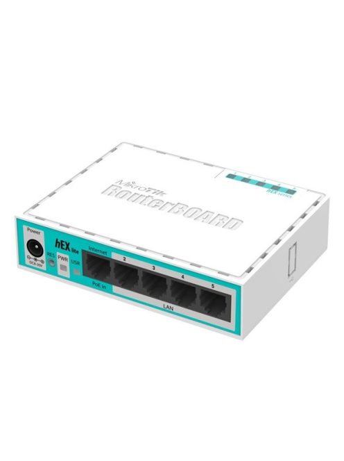 MIKROTIK Vezetékes Router RouterBOARD 5x100Mbps, Menedzselhető, Asztali - RB750R2