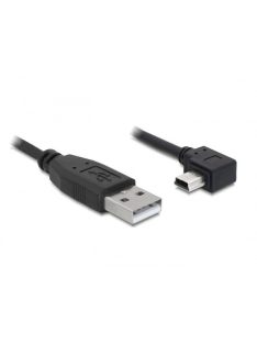   DELOCK kábel USB 2.0 Type-A male > USB Mini-B male 90 fokos 2m