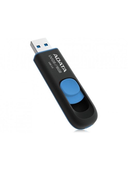 ADATA Pendrive 32GB, UV128 USB 3.2, Fekete-kék