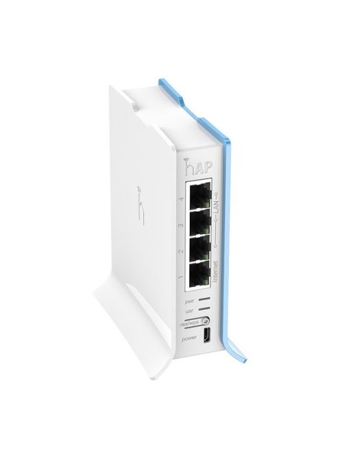 MIKROTIK Wireless Router RouterBOARD 2,4GHz, 4x100Mbps, 300Mbps, Asztali - RB941-2ND-TC