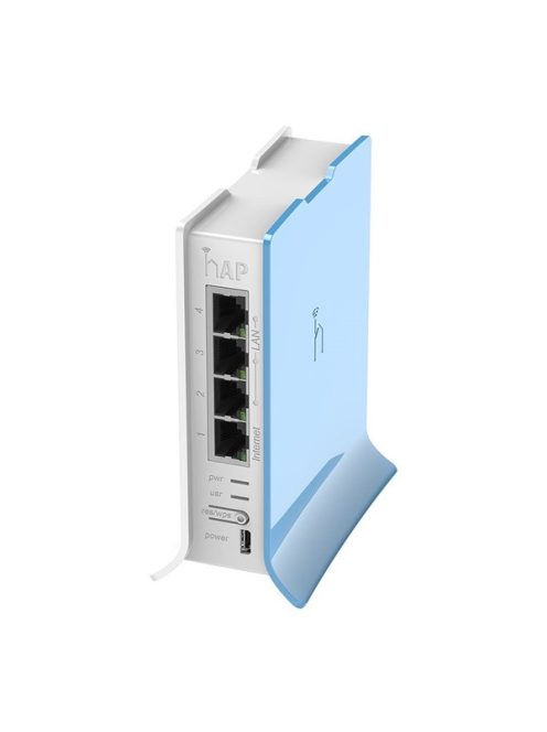 MIKROTIK Wireless Router RouterBOARD 2,4GHz, 4x100Mbps, 300Mbps, Asztali - RB941-2ND-TC