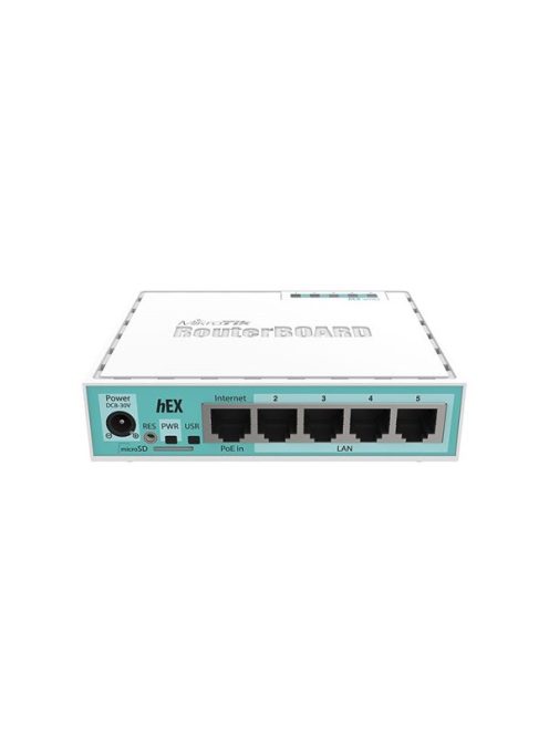 MIKROTIK Vezetékes Router RouterBOARD 5x1000Mbps, Menedzselhető, Asztali - RB750GR3
