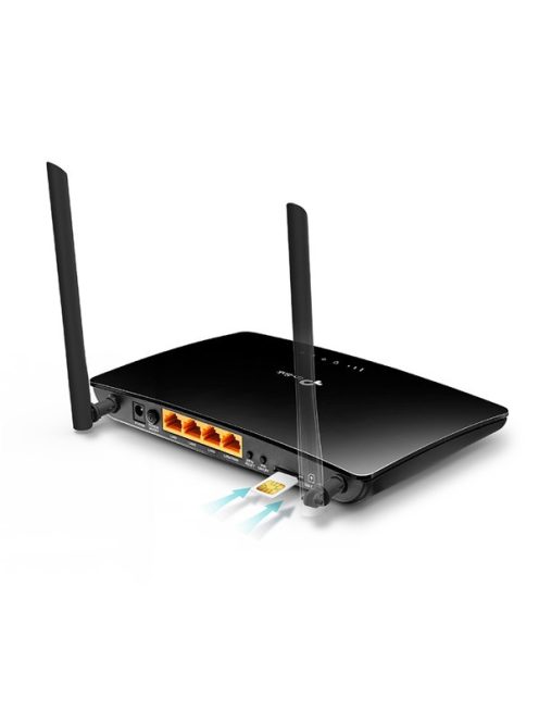 TP-LINK 3G/4G Modem + Wireless Router N-es 300Mbps 1xWAN(100Mbps) + 3xLAN(100Mbps), TL-MR6400