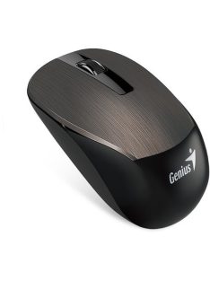   GENIUS Vezeték nélküli egér NX-7015, USB, 1200dpi, BlueEye, Fekete csokoládé