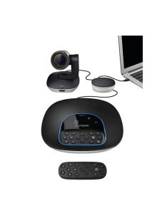   LOGITECH Webkamera - Group 1080p Mikrofonos Kihangosító Hub Távirányító Fali/Asztali Rögzítő