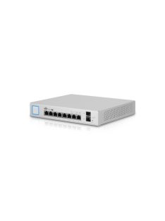   UBiQUiTi Switch 8x1000Mbps (POE+) + 2x1000Mbps SFP, Menedzselhető, Asztali - US-8-150W