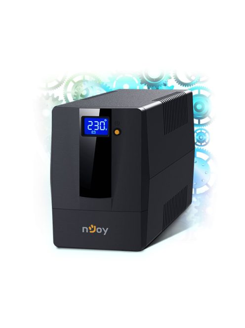 NJOY Szünetmentes + AVR Horus Plus 1000, 1000VA, 600W, Line-Interactive, LCD Touch display