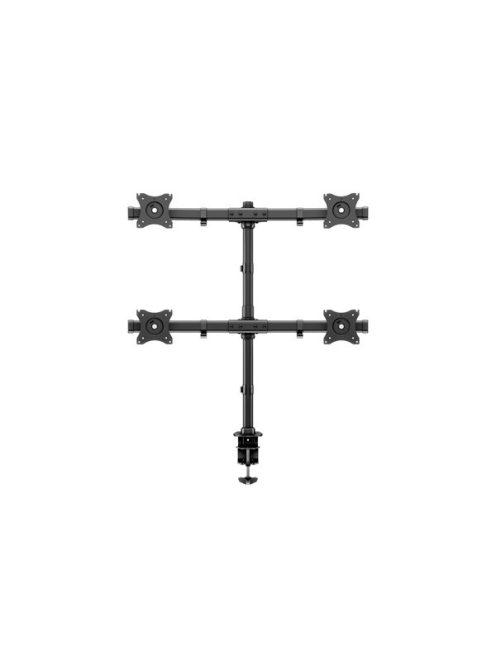 MULTIBRACKETS Asztali konzol (4 képernyős rögzítőkar), M Deskmount Basic Quad