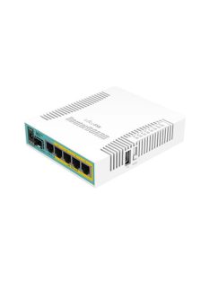   MIKROTIK Vezetékes Router RouterBOARD 5x1000Mbps + 1x1000Mbps SFP, Asztali - RB960PGS