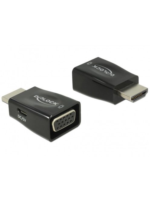 DELOCK Átalakító HDMI-A male > VGA female