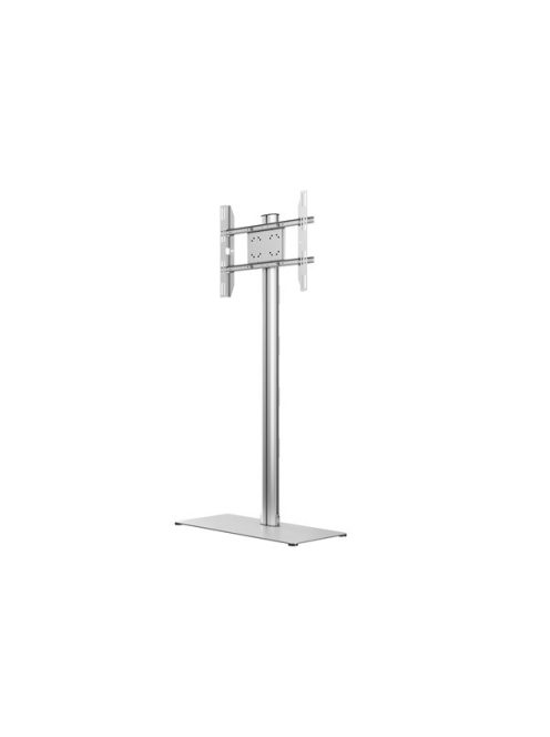 MULTIBRACKETS Padlóállvány, M Display Stand 180 Single Silver w. Floorbase (24-65", max.VESA: 700x400 mm, 50 kg)