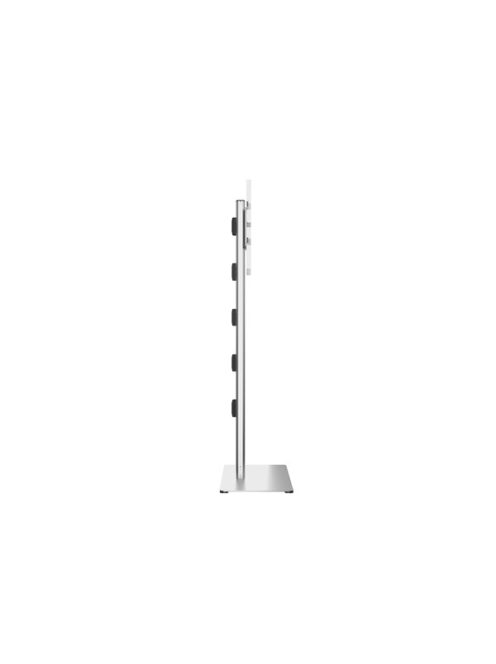 MULTIBRACKETS Padlóállvány, M Display Stand 180 Single Silver w. Floorbase (24-65", max.VESA: 700x400 mm, 50 kg)