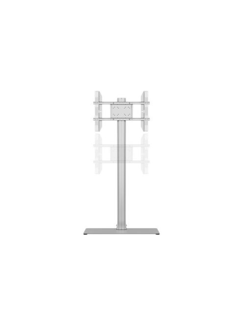 MULTIBRACKETS Padlóállvány, M Display Stand 180 Single Silver w. Floorbase (24-65", max.VESA: 700x400 mm, 50 kg)