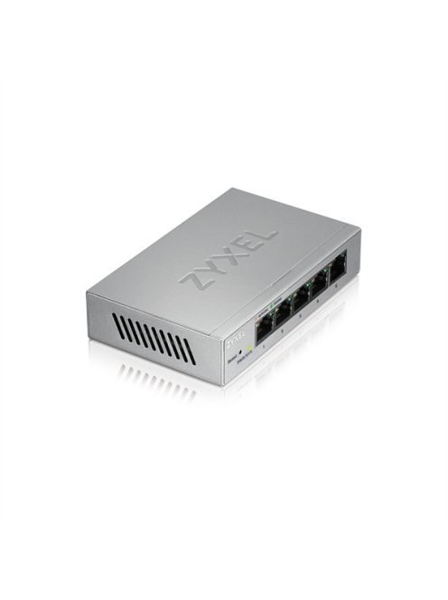 ZYXEL Switch 5x1000Mbps Fémházas Asztali, Web menedzselés, GS1200-5-EU0101F