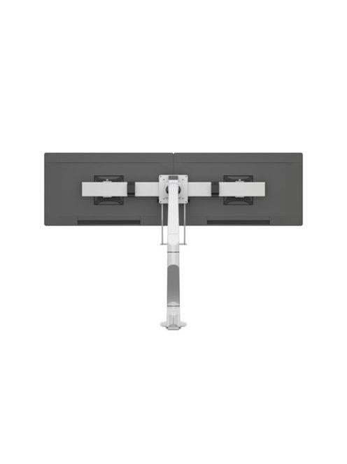 MULTIBRACKETS Gaslift asztali rögzítő egykaros dupla konzol, 15" - 32", fehér