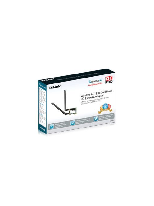 D-LINK Wireless Adapter PCI-Express Dual Band AC1200, DWA-582